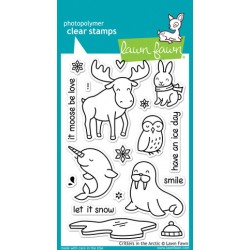 Lawn Fawn CRITTERS IN THE ARCTIC stamp set